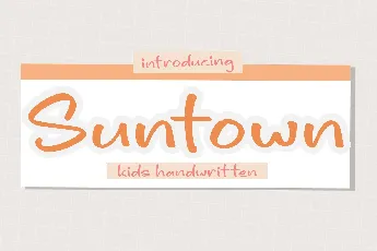 Suntown font