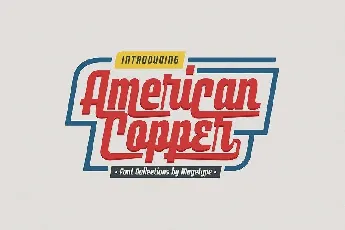 American Copper Family font