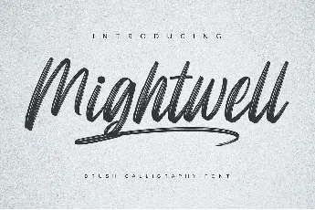 Mightwell font