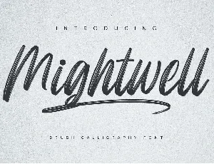 Mightwell font