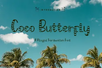 Coco Butterfly font