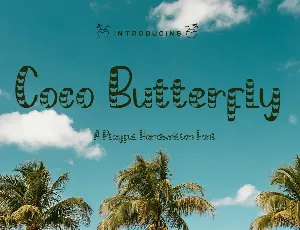 Coco Butterfly font