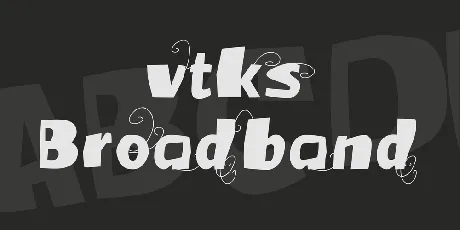 vtks Broadband font