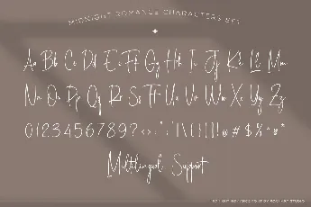 Midnight Romance font