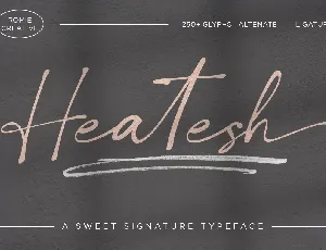 Heatesh font