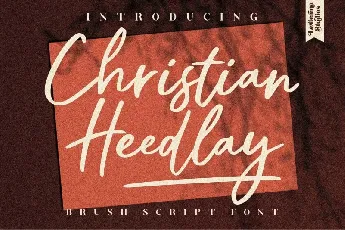 Christian Heedlay font