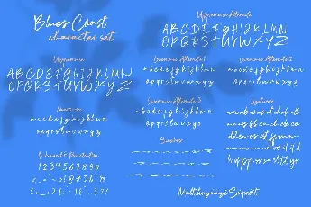 Blues Coast Handwritten font