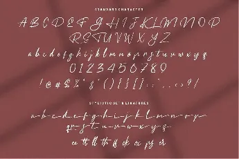 Meranie Signature font