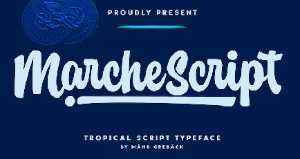 Marche Script PERSONAL USE font