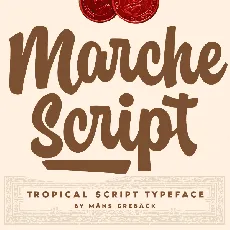 Marche Script PERSONAL USE font