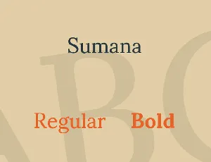 Sumana font