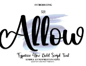 Allow Script font