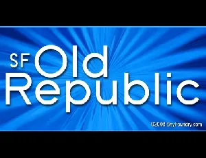 SF Old Republic font