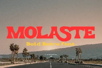 Molaste Demo font