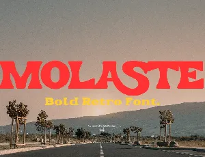 Molaste Demo font