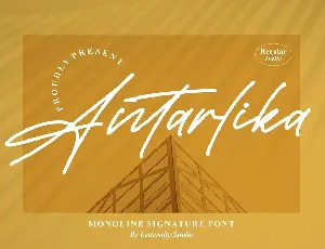 Antarlika font