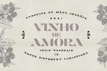 Vinho De Amora font