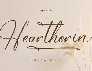 Hearthorin font