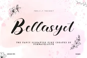 Bellasyet font