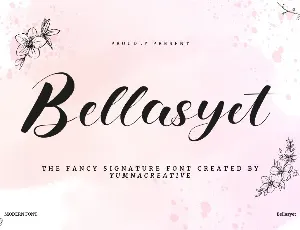 Bellasyet font