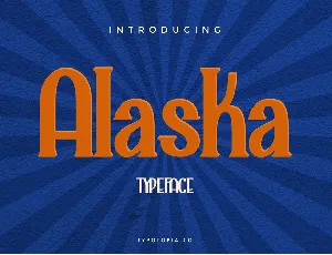 Alaska font