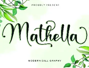 Mathella - Personal Use font