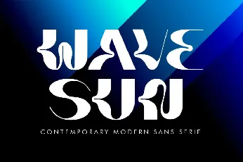 WAVESUN font