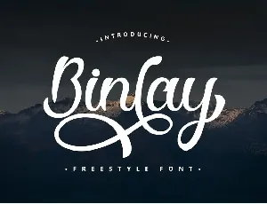 Binlay font