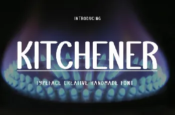 Kitchener Display font