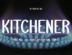 Kitchener Display font