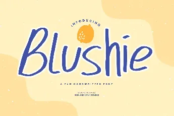 Blushie font