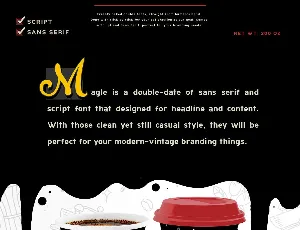 Magle Coffee Branding Script font