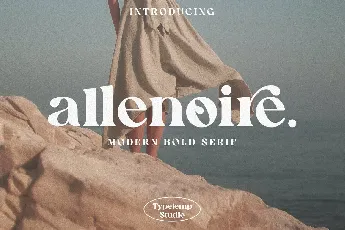 Allenoire font