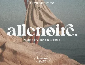 Allenoire font