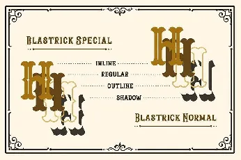 Blastrick Vintage font