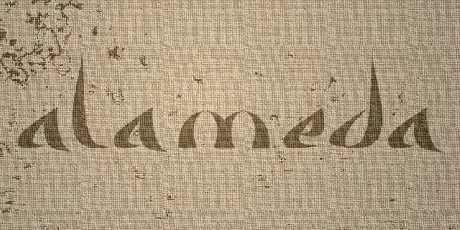 Alameda font