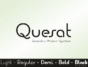 Quesat font