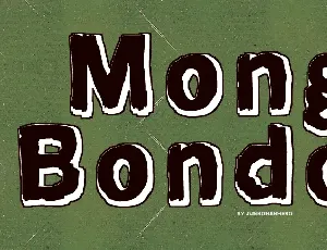 Mongo Bondo font