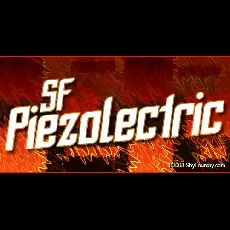 SF Piezolectric font