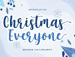 Christmas Everyone font