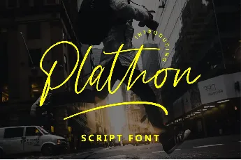 Plathon font