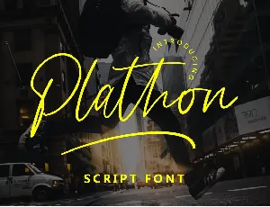 Plathon font