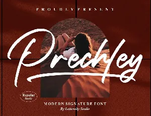 Prechley font