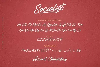 Socialist Monoline font