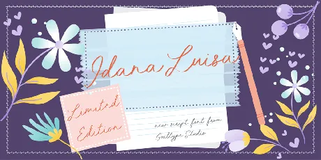 Idana Luisa Script font