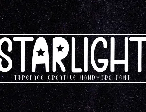 Starlight Display Typeface font