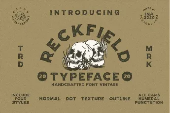 Reckfield Display font