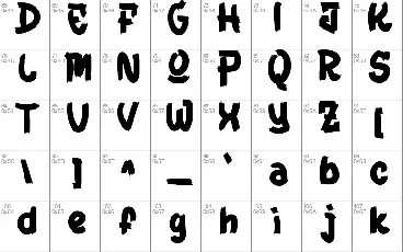 Fujimout font