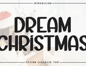 Dream Christmas Display font