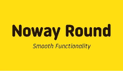 Noway Round font